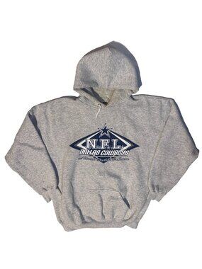 Vintage 90s Logo Athletic NFL Dallas Cowboys Hoodie National Football Conference